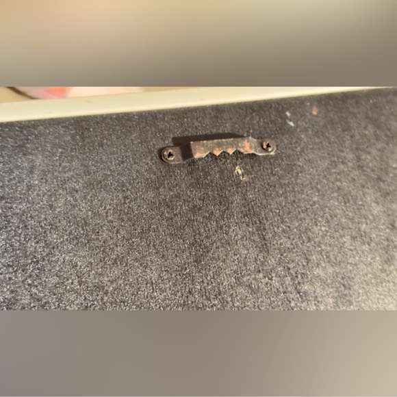 RUSTIC FARMHOUSE Wall 3 Pocket Burlap Hanging Organizer Shabby Chic White Wood - Picture 6 of 10